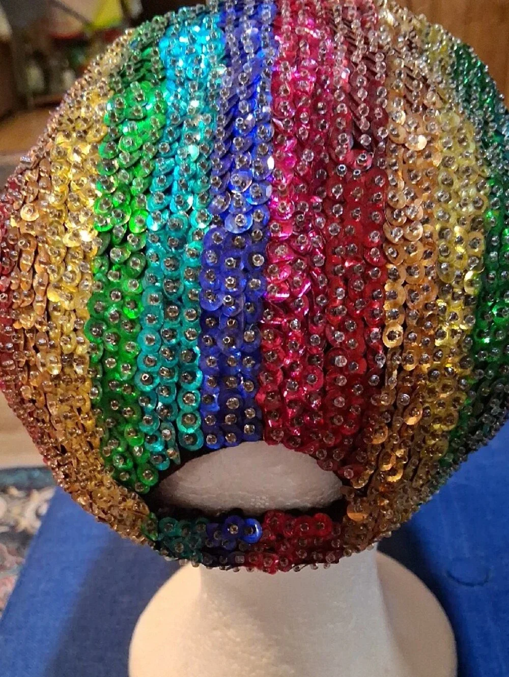 Handmade vibrant multicolor
